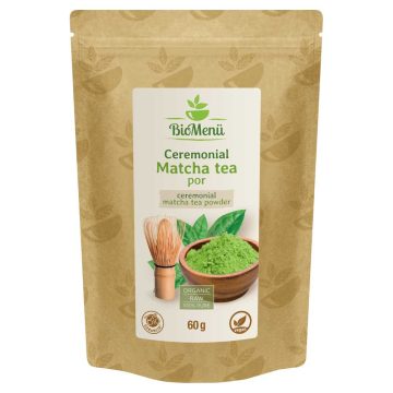 BioMenü Organic Matcha Tea Ceremonial Powder 60 g