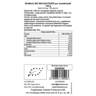 BioMenü Organic Gelatinised Maca Root Powder 125 g product image