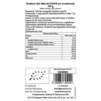 BioMenü Organic Gelatinised Maca Root Powder 250 g product image