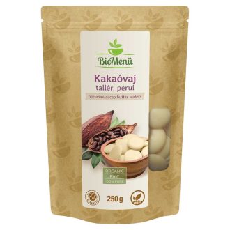 BioMenü Organic Peruvian Cacao Butter Wafers 250 g product image