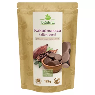 BioMenü Organic Peruvian Cacao Paste Wafers 125 g product image