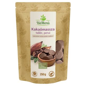 BioMenü Organic Peruvian Cacao Paste Wafers 250 g product image
