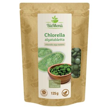 BioMenü Organic Chlorella Alga Tablets 125 g