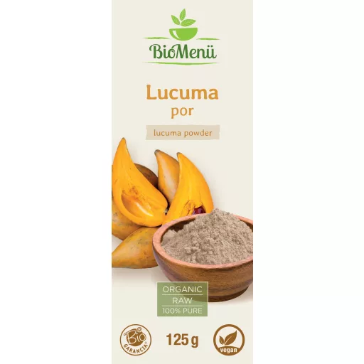 BioMenü Organic Lucuma Powder 125 g label
