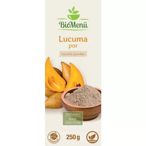 BioMenü Organic Lucuma Powder 250 g label