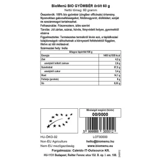 BioMenü Organic Ginger Powder 60 g product image