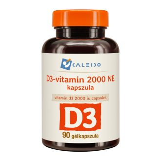 Caleido Vitamin D3 2000 IU capsules 90 pcs product image