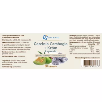 Caleido Garcinia Cambogia + Chrome capsules 60 pcs product image