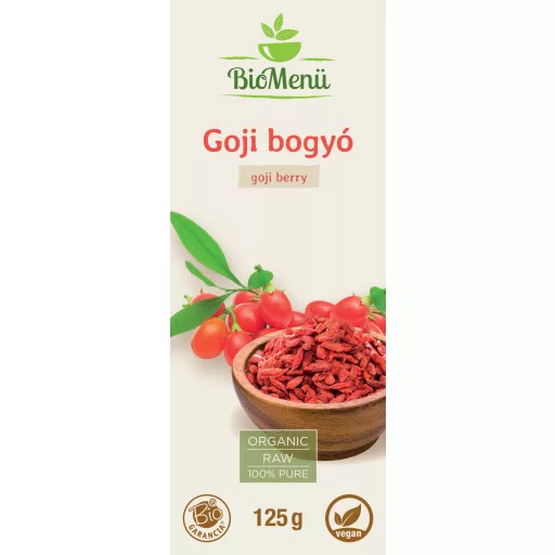 BioMenü Organic Goji Berry 125 g label