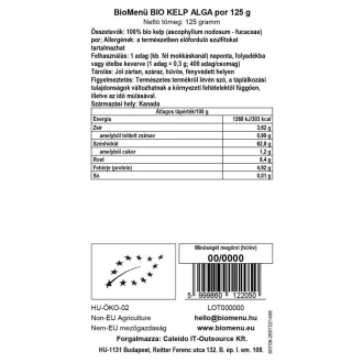 BioMenü Organic Kelp Powder 125 g product image