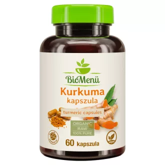 BioMenü Organic Turmeric Capsules 60 pcs product image