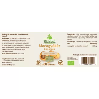 BioMenü Organic Maca Root Capsules 60 pcs product image