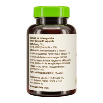 BioMenü Organic Ashwagandha Capsules 60 pcs product image