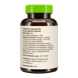 BioMenü Organic Ashwagandha Capsules 60 pcs product image