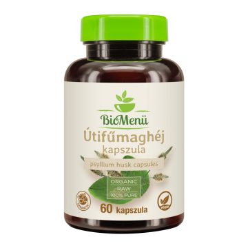 BioMenü Organic Psyllium Husk Capsules 60 pcs