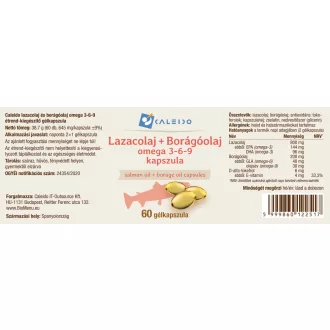 Caleido Salmon Oil + Borage Oil Capsules 60 pcs product image