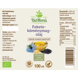 BioMenü Organic Black Cumin Seed Oil 50 ml product image