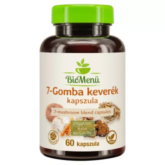 BioMenü Organic 7-Mushroom Blend Capsules 60 pcs product image