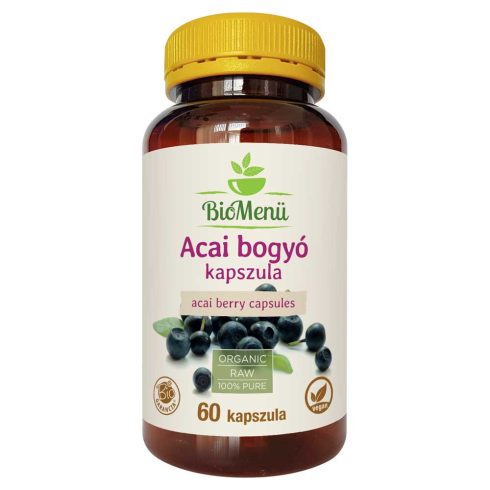 BioMenü Organic Acai Berry Capsules 60 pcs