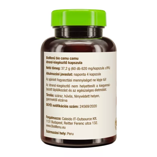BioMenü BIO CAMU CAMU kapszula 60 db termékkép bal