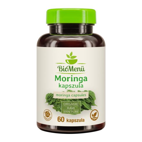 BioMenü Organic Moringa Capsules 60 pcs