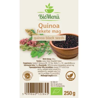   BioMenü Organic QUINOA black seeds 250 g CLOSE TO EXPIRY DATE