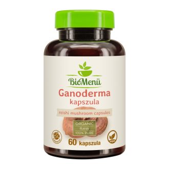 BioMenü Organic Ganoderma Mushroom Capsules 60 pcs product image