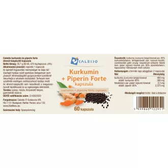 Caleido Curcumin + Piperine Forte Capsules 60 pcs product image