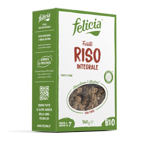 Felicia Organic brown rice fusilli gluten-free pasta 250 g