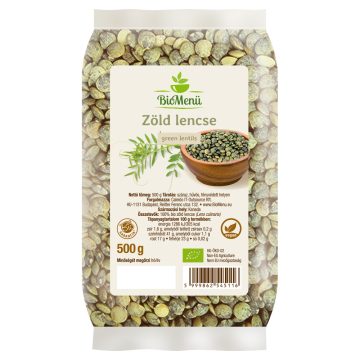 BioMenü Organic Green Lentils 500 g