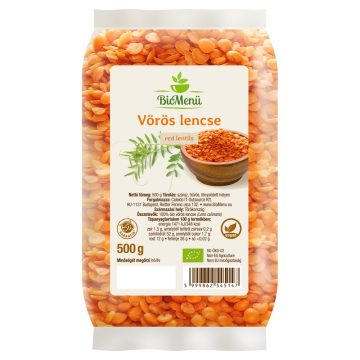 BioMenü Organic Red Lentils 500 g