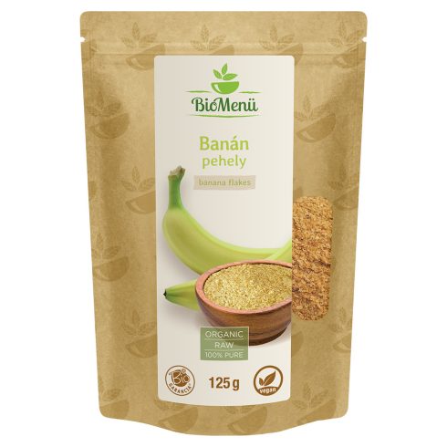 BioMenü Organic Banana flakes 125 g