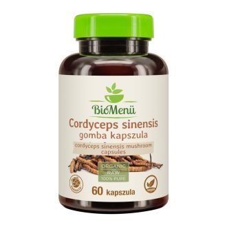 BioMenü Organic Cordyceps Sinensis Mushroom Capsules 60 pcs product image