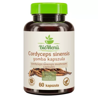 BioMenü Organic Cordyceps Sinensis Mushroom Capsules 60 pcs product image