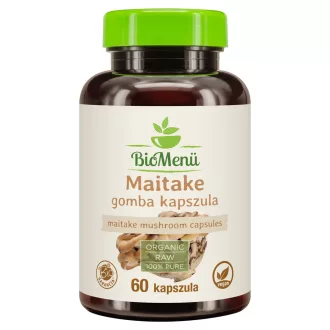 BioMenü Organic Maitake Mushroom Capsules 60 pcs product image