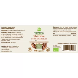 BioMenü Organic Shiitake Mushroom Capsules 60 pcs product image