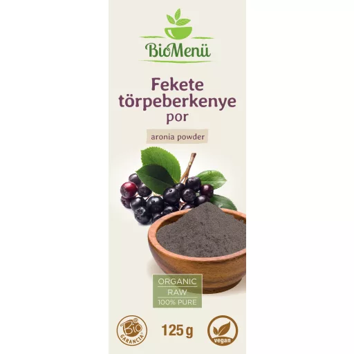 BioMenü Organic Aronia powder 125 g label
