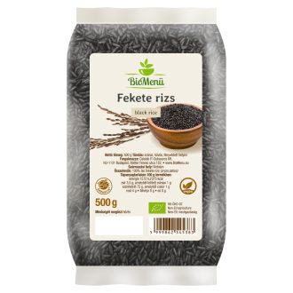 BioMenü Organic Black Rice 500 g product image