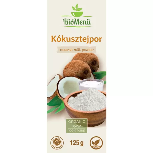 BioMenü Organic Coconut Milk powder 125 g label