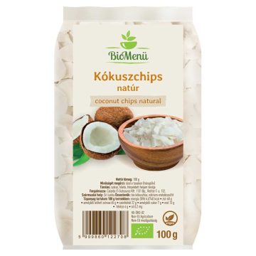 BioMenü Organic Coconut Chips natural 100 g