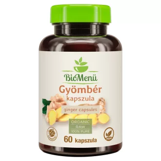 BioMenü Organic Ginger Capsules 60 pcs product image