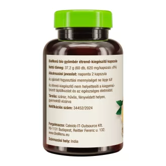 BioMenü Organic Ginger Capsules 60 pcs product image