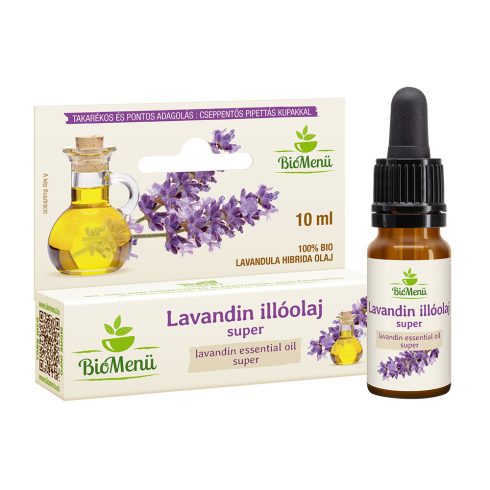 BioMenü Organic Lavandin Super essential oil 10 ml CLOSE TO EXPIRY DATE