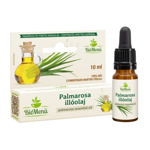 BioMenü Organic Palmarosa essential oil 10 ml