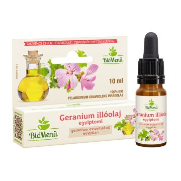 BioMenü Organic Geranium (Egyptian) essential oil 10 ml