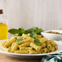 Pasta with Chlorella Pesto