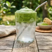 Iced matcha cloud
